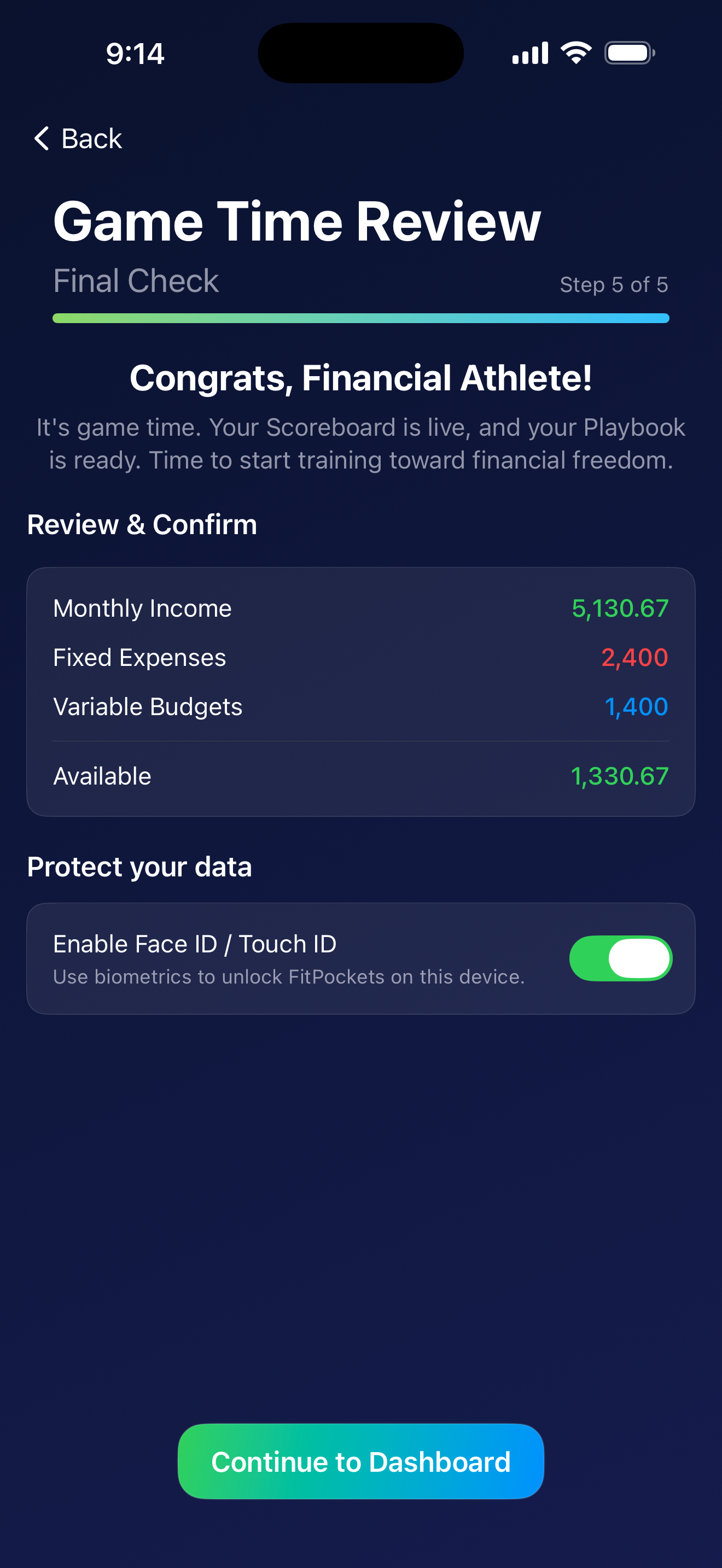 FitPockets Game Time Review — plan every dollar before payday arrives